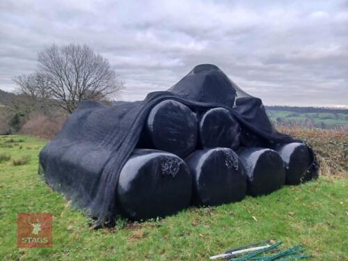 33 ROUND BALES OF 2024 SILAGE BIDS PER BALE