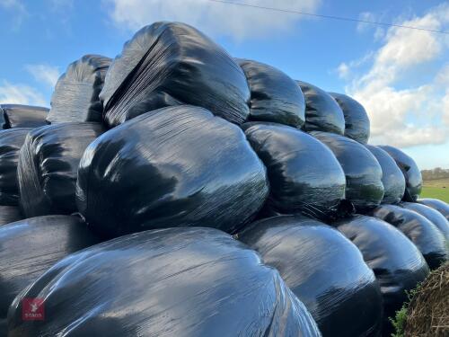 47 WRAPPED ROUND BALES OF 2024 HAYLAGE BIDS PER BALE