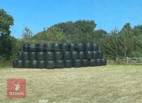 24 ROUND BALES OF 2024 HAYLAGE BIDS PER BALE