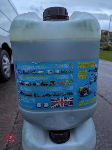 4 x 20LTR DRUMS OF TYRE SEALANT