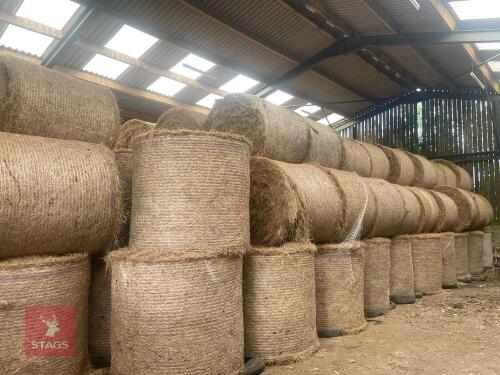 25 ROUND BALES OF 2024 HAY BIDS PER BALE