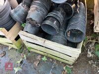 QTY OF 12CM ROUND PLANT POTS - 4
