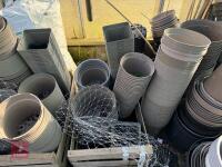LARGE QTY OF MIXED PLANT POTS - 3