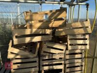 24 X WOODEN CRATES