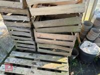 24 X WOODEN CRATES - 4