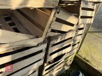 24 X WOODEN CRATES - 14