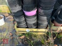 LARGE QTY OF MIXED PLANT POTS - 2