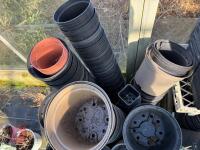 LARGE QTY OF MIXED PLANT POTS - 4