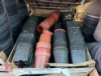 QTY OF SQUARE AND ROUND POTS - 4