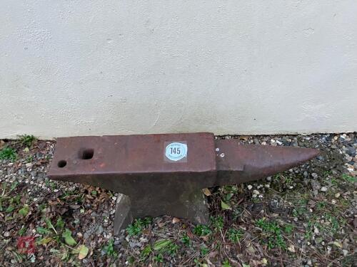 34'' BLACKSMITHS ANVIL (145)