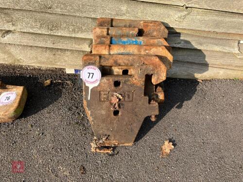 5 X FORD FRONT WEIGHTS (77)
