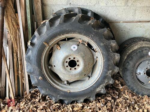 2 FERGUSON WHEELS & TYRES (50)