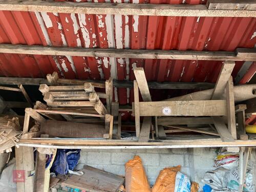 ASSORTED TRESSELS & TRUSSES (52)