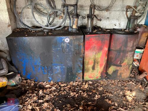 3 OIL DRUMS/TANKS (60)