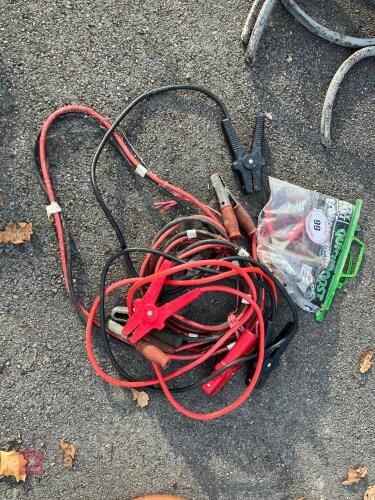 2 PAIRS OF JUMP LEADS (99)