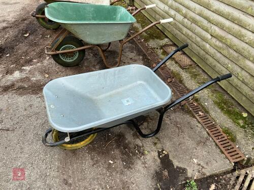GALVANISED WHEEL BARROW (140)