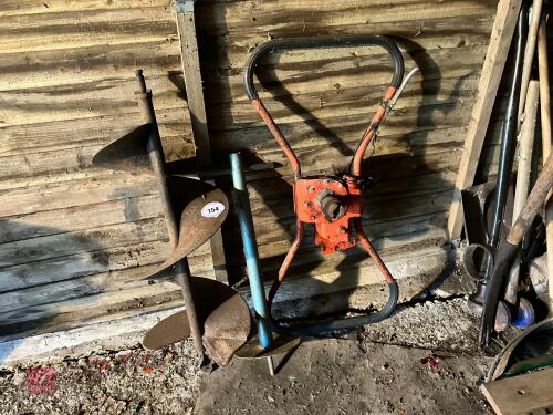LARGE POST HOLE AUGER (S/R) (154)