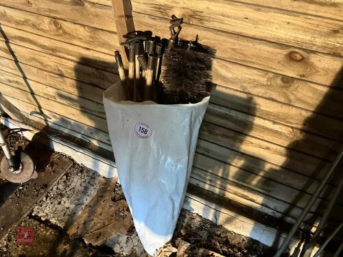 BAG OF DRAIN RODS (158)