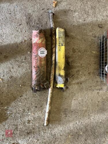 BOX OF MIXED WELDING RODS (222)