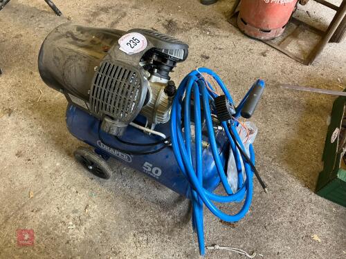 DRAPER 40 LITRES AIR COMPRESSOR (235)