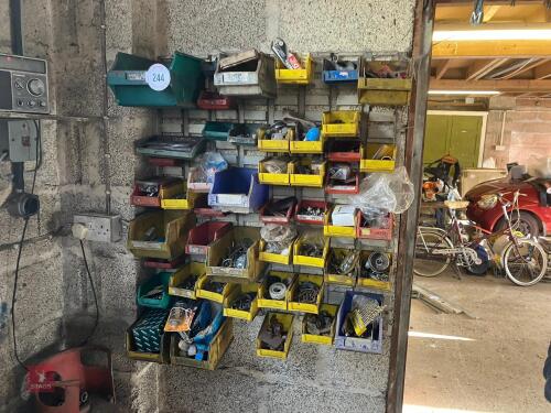 TRAYS OF FIXINGS ETC (244)