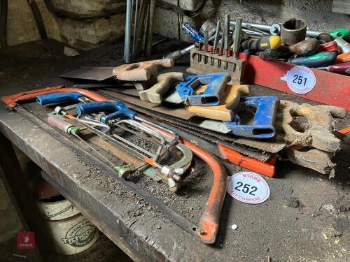 WOOD AND METAL SAWS (252)