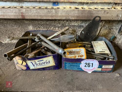 2 TINS OF TOOLS (261)