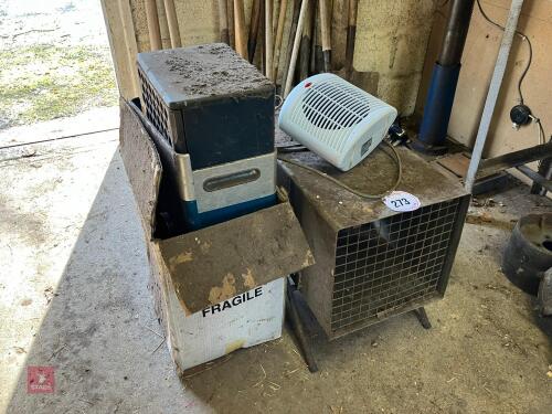 3 WORKSHOP HEATERS (273)
