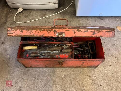 RED TOOLBOX AND CONTENTS (280)
