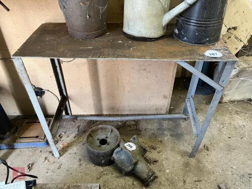 STEEL WORKSHOP TABLE (287)