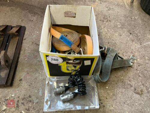 BOX OF RATCHET STRAPS (288)