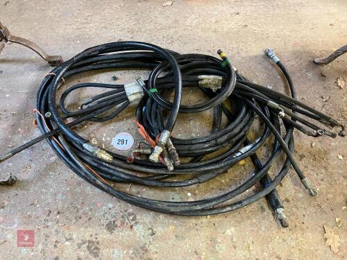 QTY OF MIXED HYDRAULIC PIPES (291)