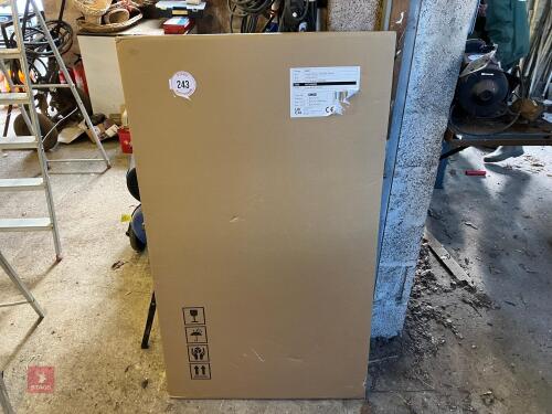 HINGED RADIUS TOP BATH SCREEN (243)