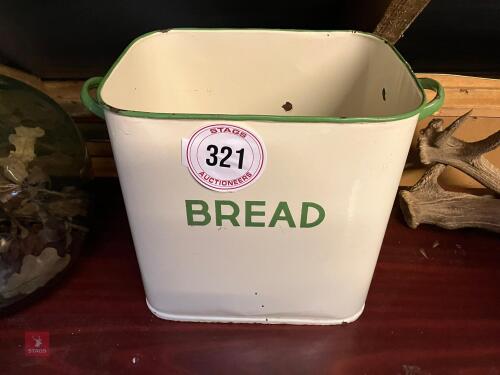 ENAMEL BREAD BIN (321)