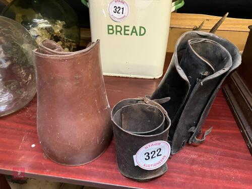 LEATHER HORSE LEG PROTECTORS (322)