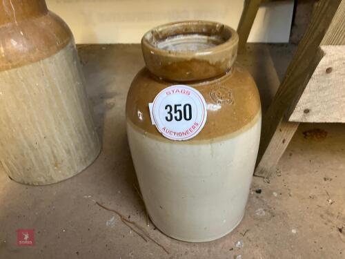 MEDIUM STONEWARE JAR (350)