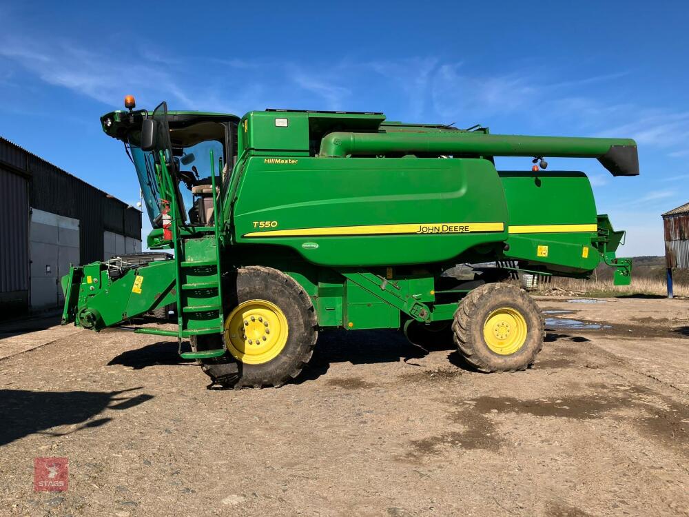 2012 JOHN DEERE T550 HILLMASTER COMBINE