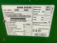 2012 JOHN DEERE T550 HILLMASTER COMBINE - 33
