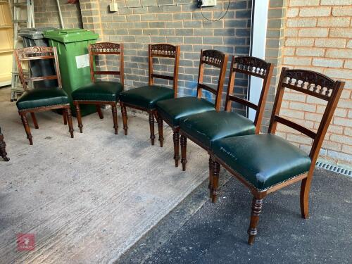 6 JACOBEAN DINING CHAIRS
