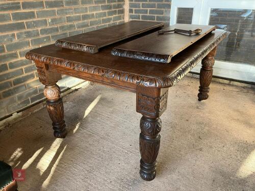 VINTAGE JACOBEAN DINING TABLE