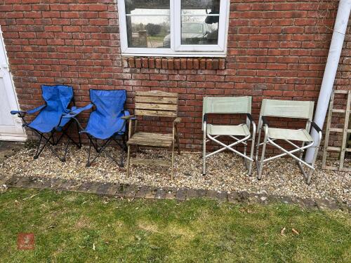 5 MIXED CHAIRS