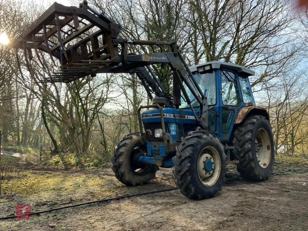 1988 FORD 7610 II 4WD TRACTOR
