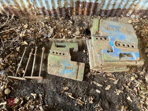 10 X 40KG FORD FRONT WEIGHTS