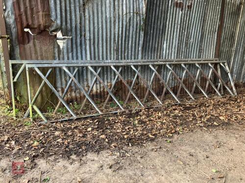 2 X 15' CATTLE FEED BARRIERS