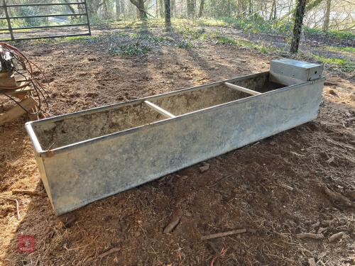 8' IAE GALVANISED WATER TROUGH