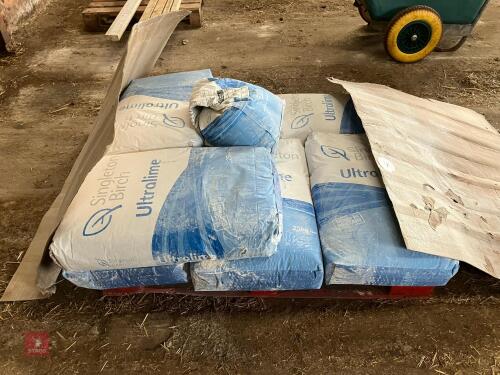 7 BAGS OF ULTRALIME (62)