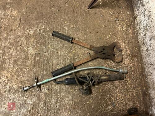 CATTLE HOOF CLIPPERS, DE HORNER ETC
