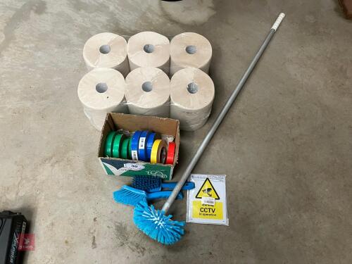 DAIRY WIPES, TAPE, BRUSHES & SIGNS (30)