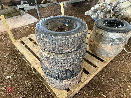 4 X 15'' PUNTURE PROOF TYRES