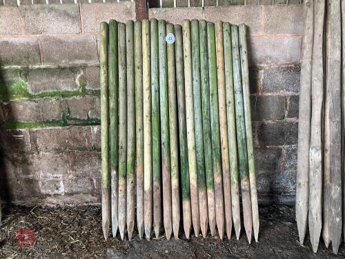 18 X 5' 6'' WOODEN STAKES (43)